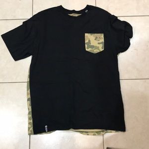 LRG black and camouflage shirt size 2XL